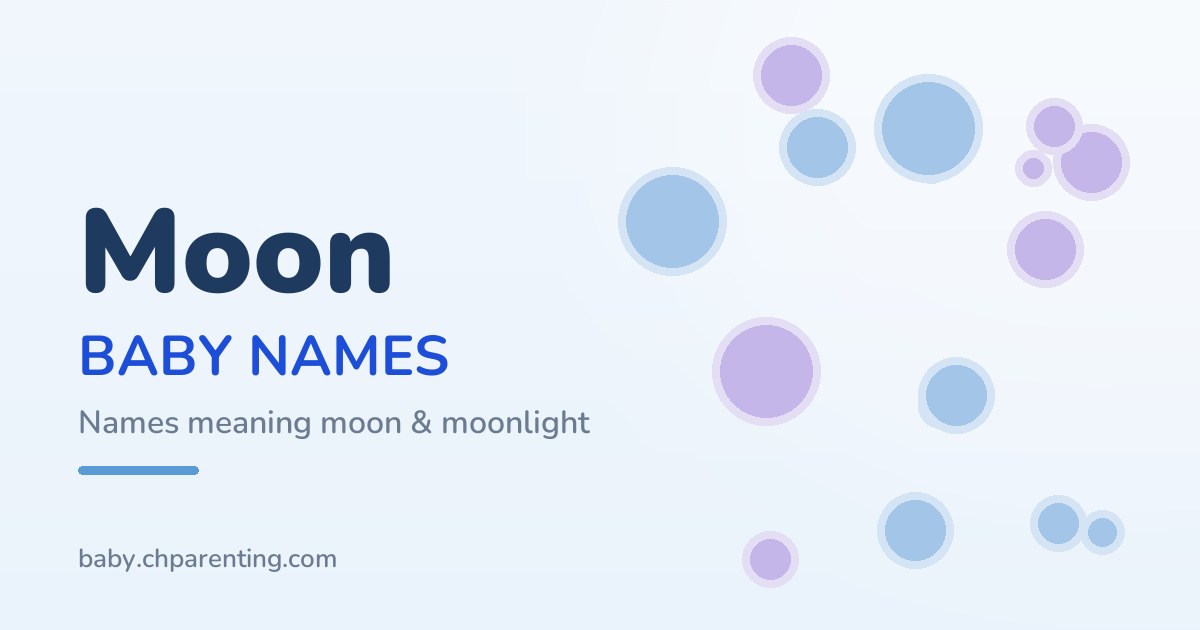 40 Baby Names That Mean Moon