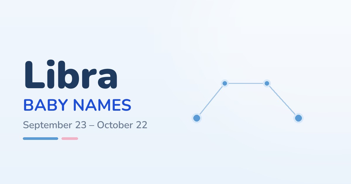 50 Best Libra Baby Names: Harmonious Names for Your Little Scale (September 23 – October 22)