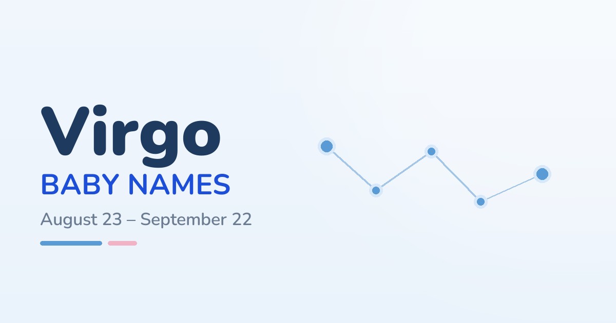 50 Best Virgo Baby Names: Elegant Names for Your Little Maiden (August 23 – September 22)
